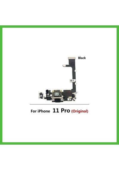 Vaveni Apple Uyumlu iPhone 11 Pro Full Şarj Soketi Siyah Arz
