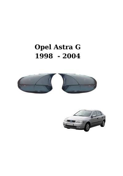 Opel Astra G 1998 1999 2000 2001 2002 2003 2004 Uyumlu Araca Özel Yarasa Batman Piano Black Ayna Kapağı Takımı