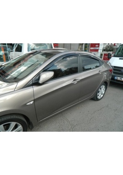 Hyundai Accent Blue Mugen Cam Rüzgarlığı Blue Cam Rüzgarlığı  4Lü