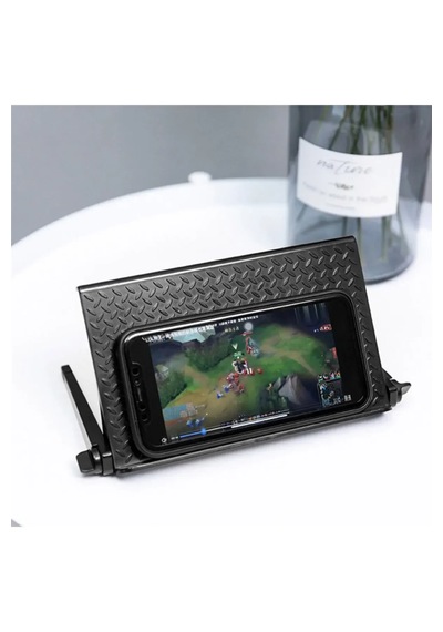 Tineke 30x12 Cm Katlanabilir Katlanabilir Televizyon Tv Standı Ayarlanabilir Ekran Üstü Raf Portatif Eşya Siyah
