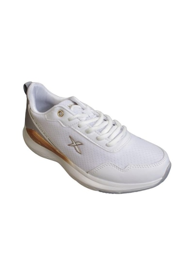 Kinetix Kadın Gri Beyaz Sneaker Fileli Spor Yürüyüş Ayakkabısı 001