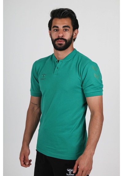 Hummel Armin Pamuklu Bebe Yaka Tişört Yeşil