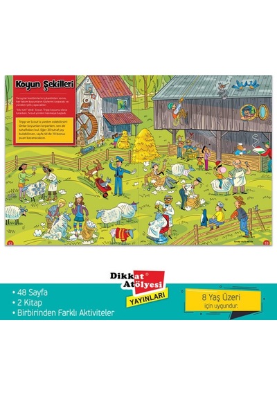 Şaşırtıcı Macera Puzzle 2'Li Set Dikkat Atölyesi Yayınları 522575080