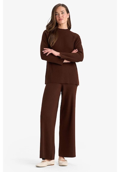 Defacto Regular Fit Düz Paça Pantolon D6912ax25wnbn227 Kahve