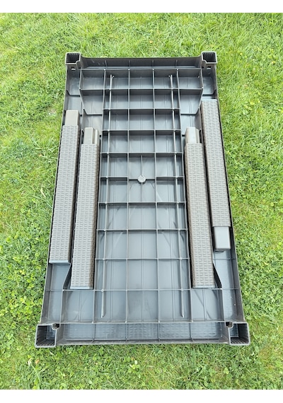 Evko Mobilya Rattan 80x140 Masa, Plastik Masa, Bahçe Balkon Teras Masası, Kare Masa, Dış Mekan Masası Acı Kahverengi