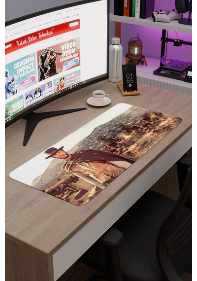 İyi Kötü Çirkin V3 70x30 Xl Gaming Kauçuk Kaymaz Taban Mouse Pad Fare Altlığı