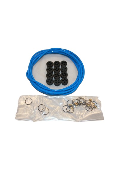 Somet 3 Metre 4.3x2.7mm Pnömatik Hortum Seti Tekstil Makinesi Hava Dağıtım Nozul Manifold Set
