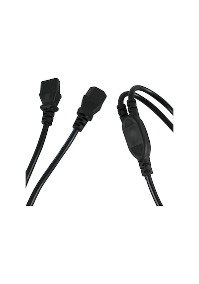Trilogic Power Kablo - Tek Priz Çift Güç Çıkışlı