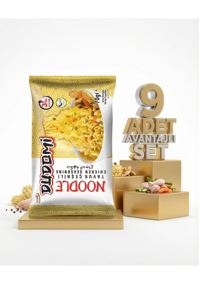 Dudomi Tavuk Çeşnili Noodle 9x70 Gr