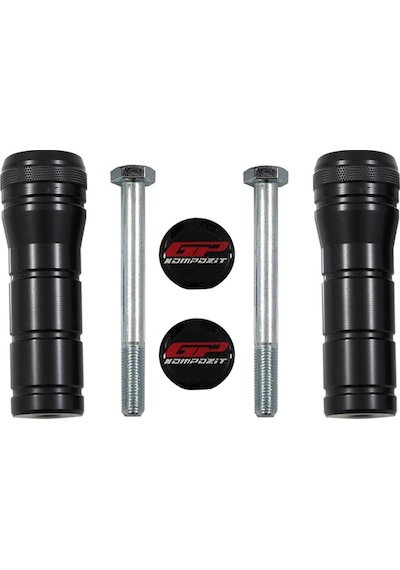 GP Kompozit Yamaha NMAX 125 / 155 2015-2025 Uyumlu Egzoz Koruma Takozu Siyah