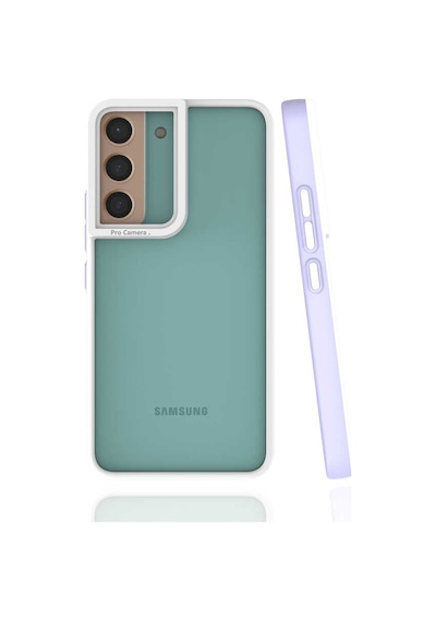 Zore Galaxy Uyumlu S22 Plus Kılıf Mima Kapak - Lila Lila