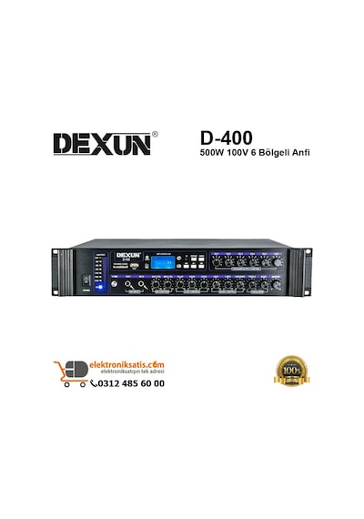 Dexun D-400 500W 100V 6 Bölgeli Anfi
