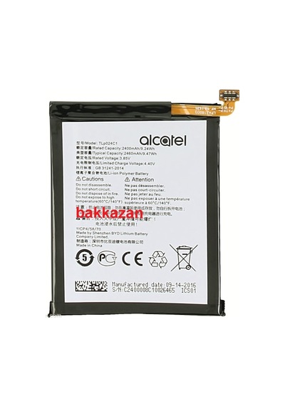 Alcatel A3 Ot-5046D Ot-5046Y Shine Lite Ot-5080X Tlp024C1 Batarya