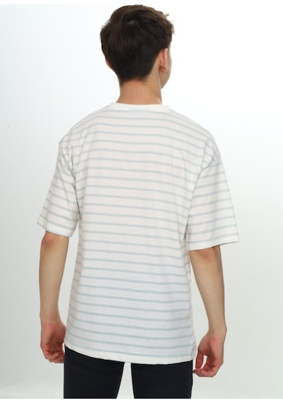 Toontoy Kids Toontoy Unisex Çocuk Çizgili Tişört Yeşil