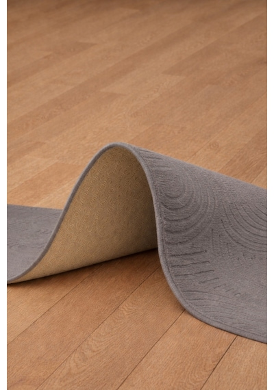 Vizon Kabartmalı Modern Halı Geometrik Desenli Soft Dokulu Dekoratif Halı Fch3018 Vizon