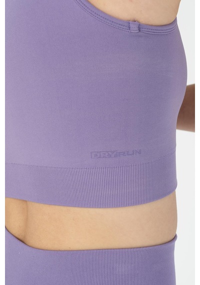 Maraton Slimfit Kadın Düz Yaka Lavanta Bra Mor
