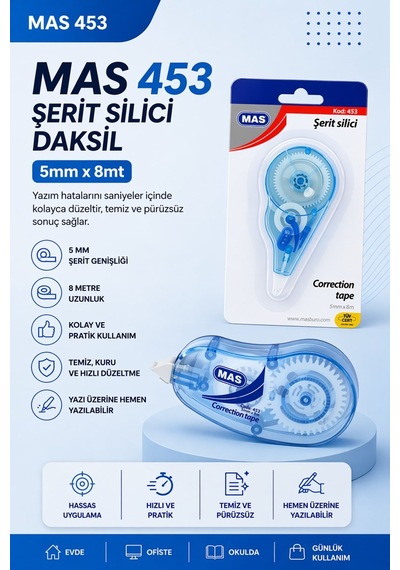 Mas Şerit Midi Daksil- 5mm-8m 453