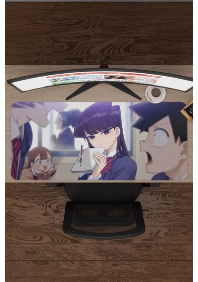 Komi Can't Communicate Dikişli Kauçuk Oyuncu Mousepad V4 - 90x40 Xxl Gaming Mouse Pad