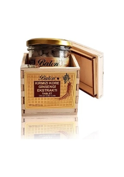 Balen Tahta Kutu Kore Ginsengi 600 Mg 120 Kapsül 4 Ader