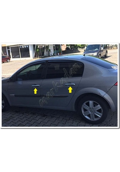 Db Chrome Renault Megane 2 Kapı Kolu Nikelajı 2004-2010 4 Kapı P.