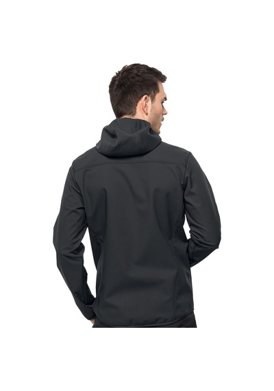 Jack Wolfskin 1307471-6350 Bornberg Hoody Erkek Ceket Siyah