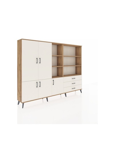 Arges Dolap 11 Raflı 3 Çekmeceli 5 Kapaklı 220x30x163 Çam-aytaşı Aytası - Atlas Çam Arges Dolap 11 Raflı 3 Çekmeceli 5 Kapaklı 220x30x163 Çam-aytaşı Aytası - Atlas Çam