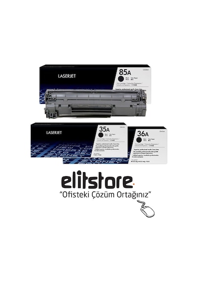 Elittoner HP CE285A, 435A, 436A & Canon CRG-725, 713,712 (1.6K)