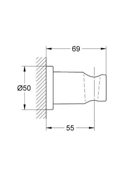 Grohe Rainshower El Duşu Askısı - 27074000. Çok Renkli