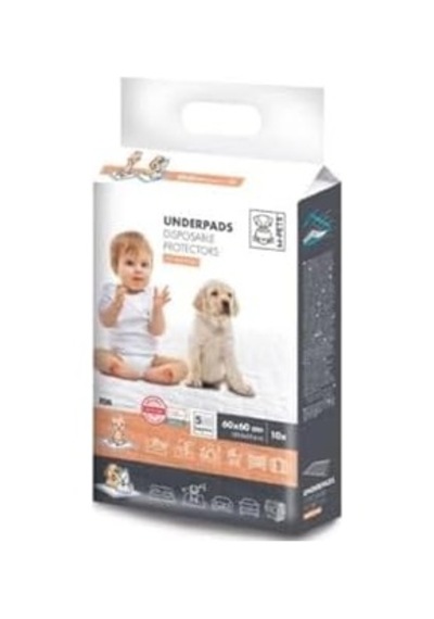 M-pets Underpads Köpek Çiş Eğitim Pedi 60x60 Cm 10pcs