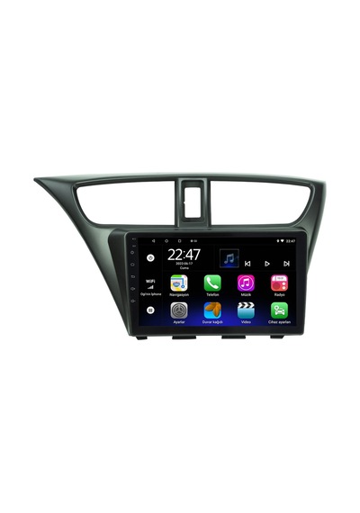 Celali Tuning Honda Civic Hatcback 2012-2014 Android 12 Carplay Navigasyon Multimedya - 2gb Ram 32gb Hdd