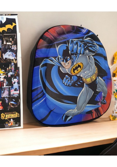 3d Kabartmalı Batman Anaokulu Kreş Ve Günlük Kullanım Çantası Sır