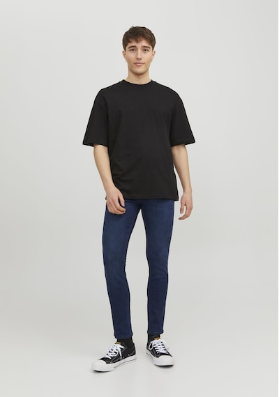 Jack & Jones Erkek Jjiglenn Jjoriginal Mf 775 Dar Kesim Kot Pantolon 12237358 Mavi