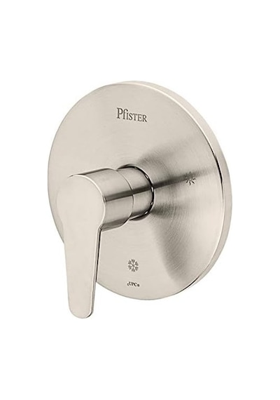Pfirst R89040k Fırçalanmış Nikel Modern Valf, Açık Mavi