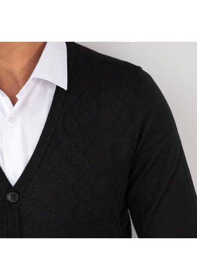 San&Fa Slimfit Erkek Triko Hırka