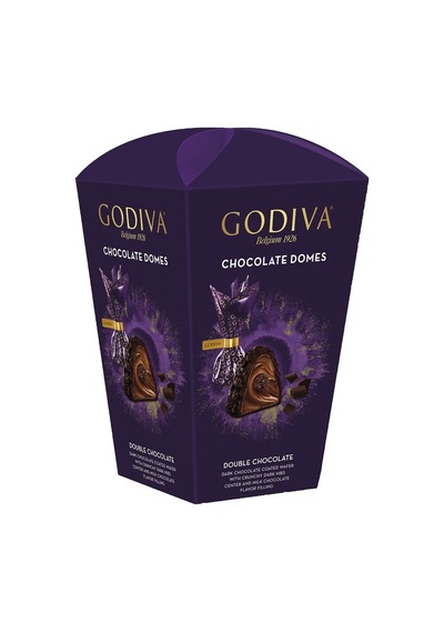 Godiva Chocolate Domes 123g Duble Çikolatalı Akışkan Dolgulu Bitter Ve Sütlü Ç 2'li Ekonomik Tarı
