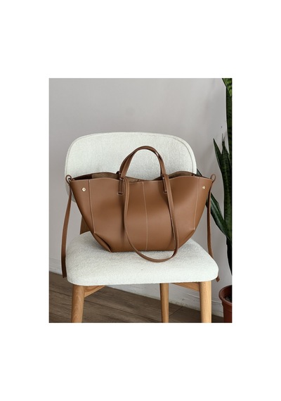 Na Nura Collection Taba Kadın Polen El Ve Omuz Çantası Taba - 787190253 Taba