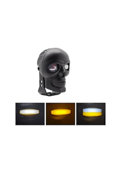 Skull Head Özel Tasarım Off Road Sis Lambası 2 Adet