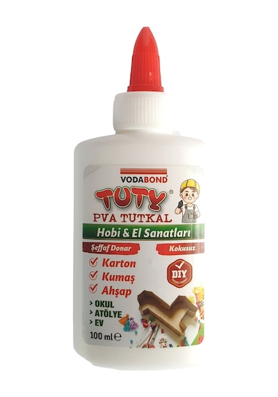 Vodabond Tuty Karton Kumaş Ahşap El Sanatları Tutkalı - Kokusuz