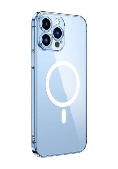 Apple Uyumlu iPhone 13 Pro Max Kamera Korumalı M-safe Şarj Özellikli Şeffaf Ardx London Silikon Kapak - Şeffaf Şeffaf