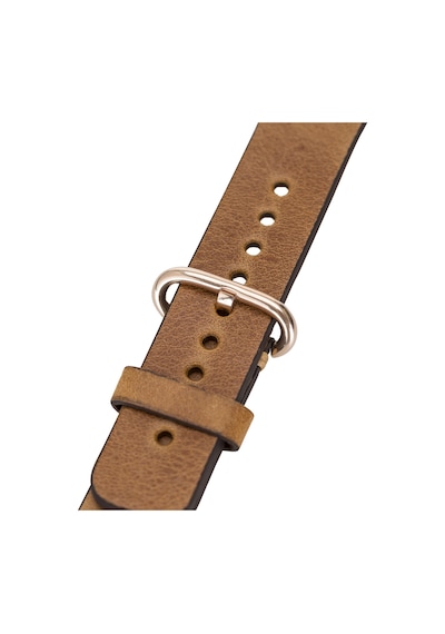 Apple Uyumlu Watch    Deri Kordon 38-40-41mm Roma G19 Taba