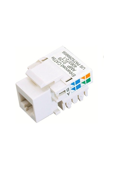 3 Adet Rj45 Şase Cat5e 8p8c Keystone Jack Modül Rj 45 Konektörü Key Stone Jack