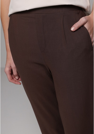 Colin's Colins Regular Fit Yüksel Bel Düz Paça Kadın Kahverengi Pantolon Cl1068239 Q1.v1 Brw Kahverengi