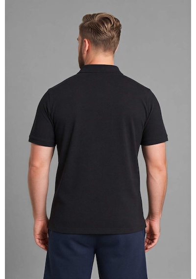 Defacto %100 Pamuk Polo Tişört H1650ax26spbk81 Siyah-bk81