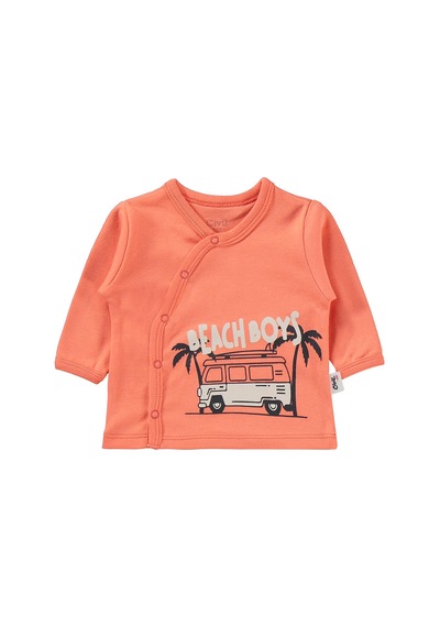 Civil Baby Beach Boys Baskılı Zıbın Takımları - Kırmızı Mercan