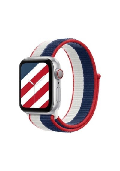 Watch Uyumlu 1-2-3-4-5-6-7-se Serisi 38mm - 40mm -41mm Uyumlu Spor Kumaş Kordon