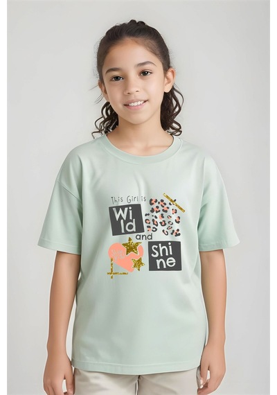 Fyk Kids Kız Çocuk 3'lü - Papatya-girls Baskılı Tişört Çok Renkli