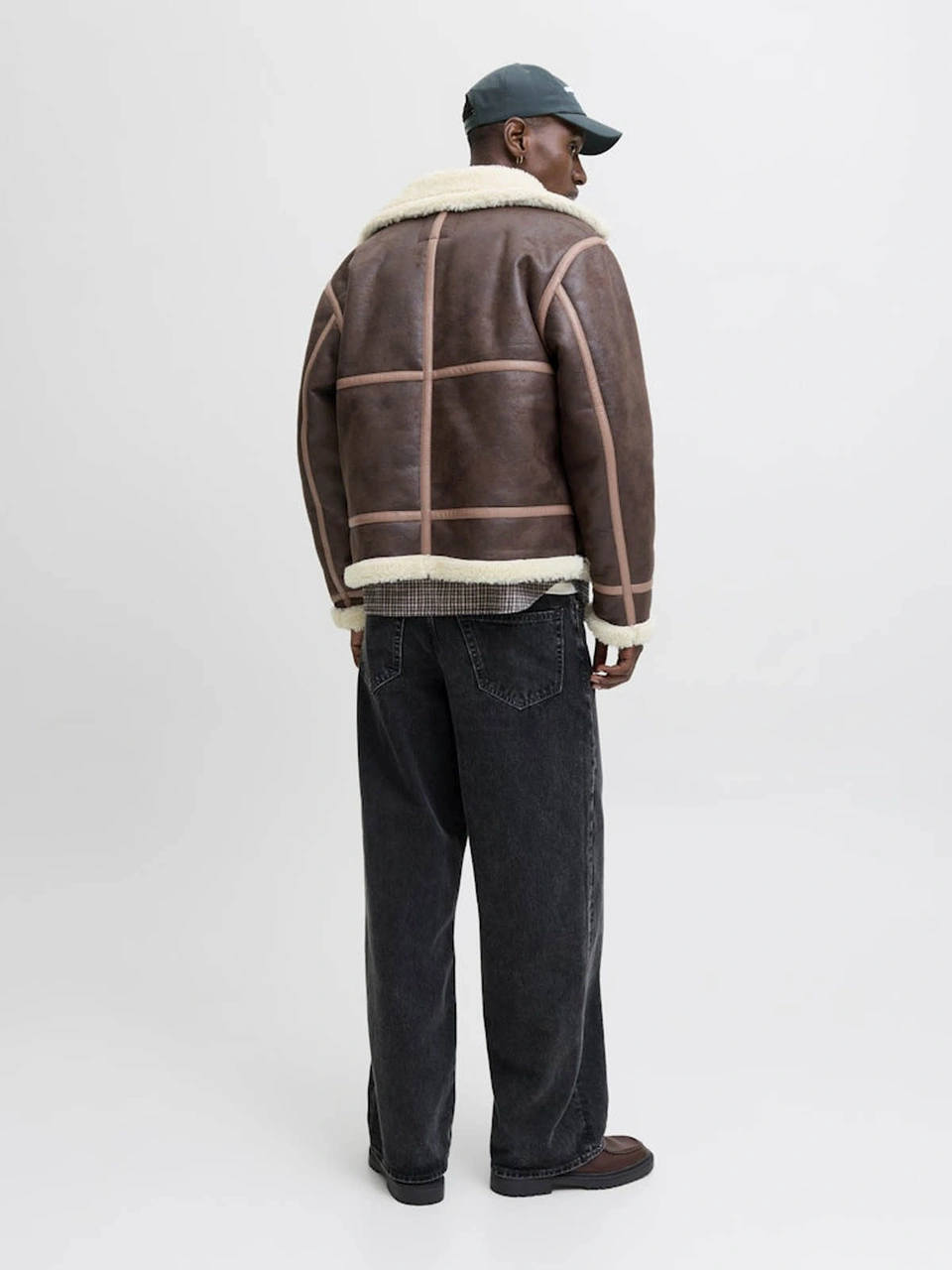 Jack & Jones Jorliverpool Aviator Kahverengi Erkek Ceket 12282948 Kahverengi