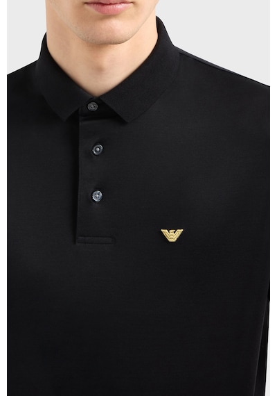 Emporio Armani Erkek Polo Yaka T Shirt Em001704 Af10017 Mc184 Siyah Siyah