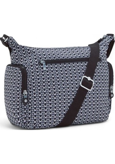 Kipling Gabb Signature Kadın Omuz Çantası Kı6525 Beyaz - Lacivert