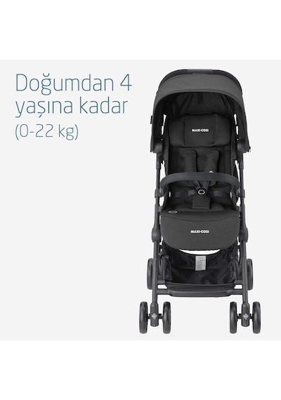 Maxi-Cosi Lara2-Cabriofix I-Size Ultra Kompakt Kabin Boy Seyahat Sistem Bebek Arabası Essential Black